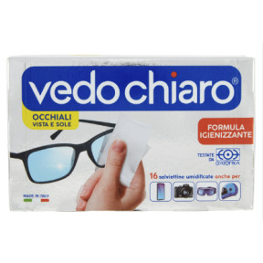 Вологі серветки для чищення окулярів VEDO CHIARO SALV.OCCHIALI 16 ШТ